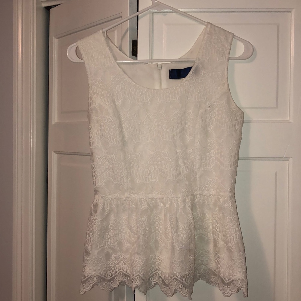White Lace Top